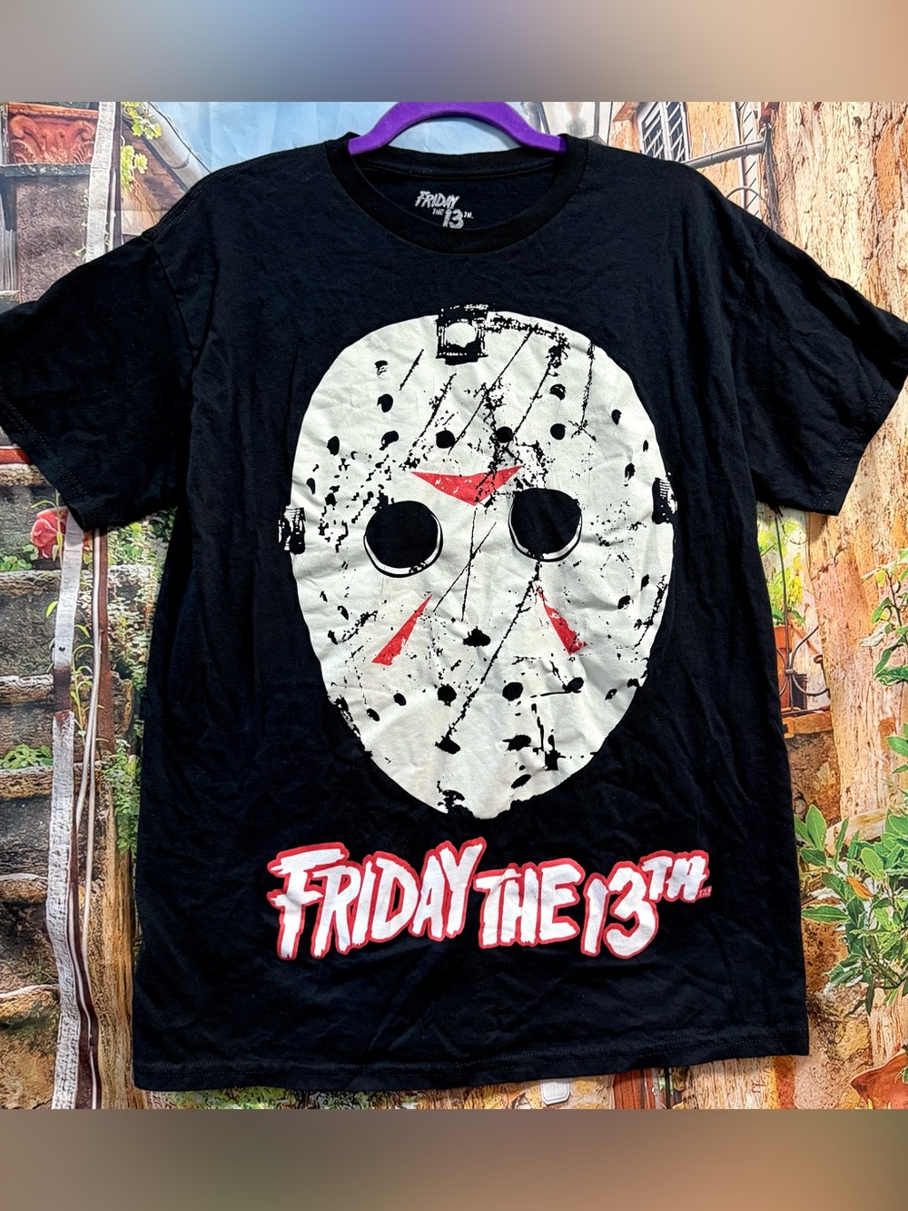 🔥Friday the 13th Jason Vorhees Halloween Classic Horror Graphic T-shirt Size M